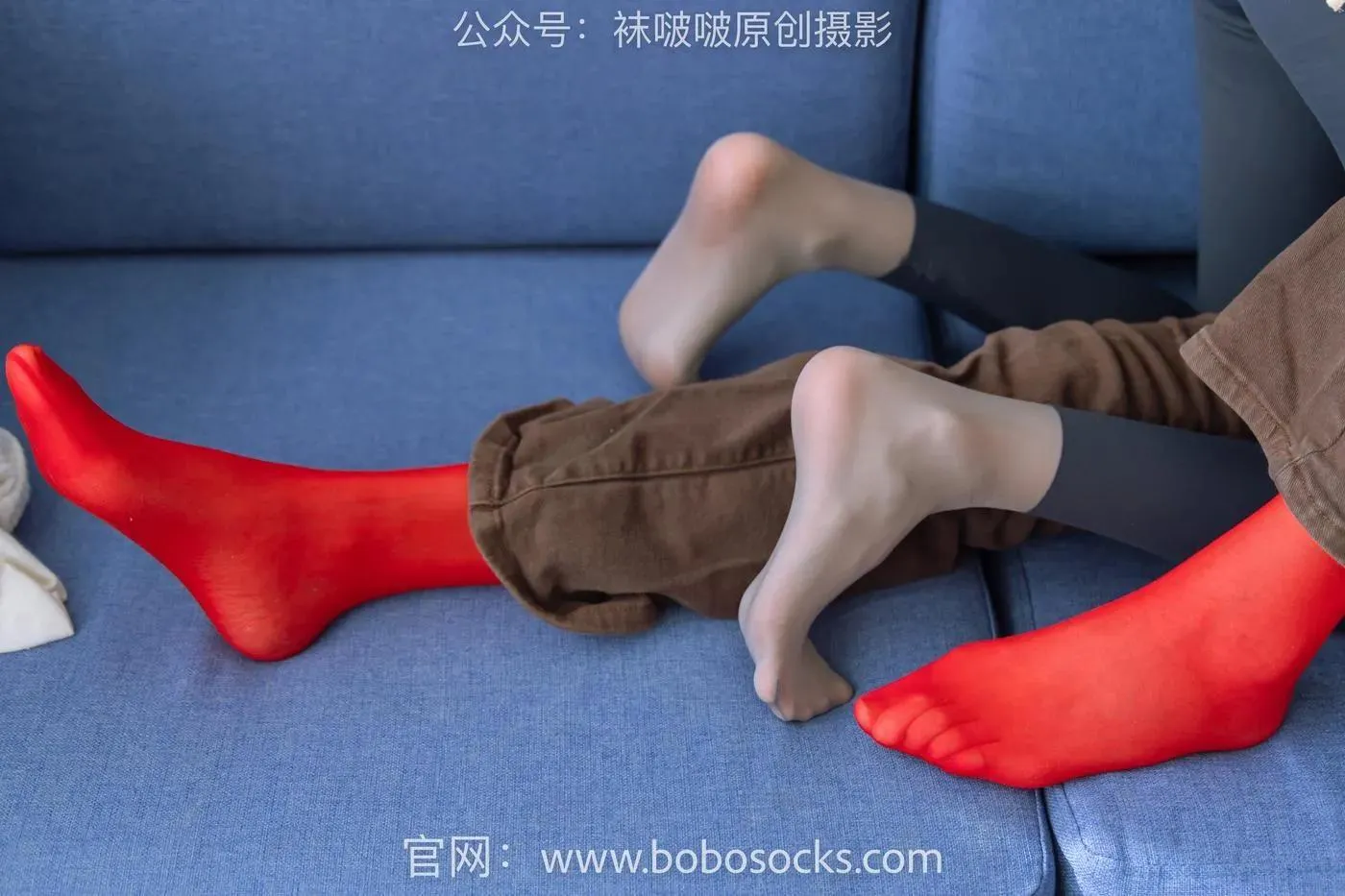 [BoBoSocks袜啵啵]NO.166 小甜豆稚予-板鞋、运动鞋、高跟鞋、白棉袜、蓝丝 [142P]插图8
